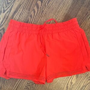 Athleta Women's Vibrant Red Athletic Shorts